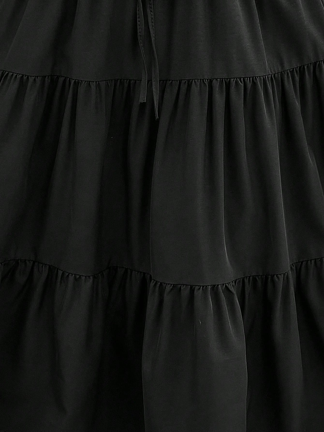 REVIS RUCHED ELASTIC WAIST SKIRT