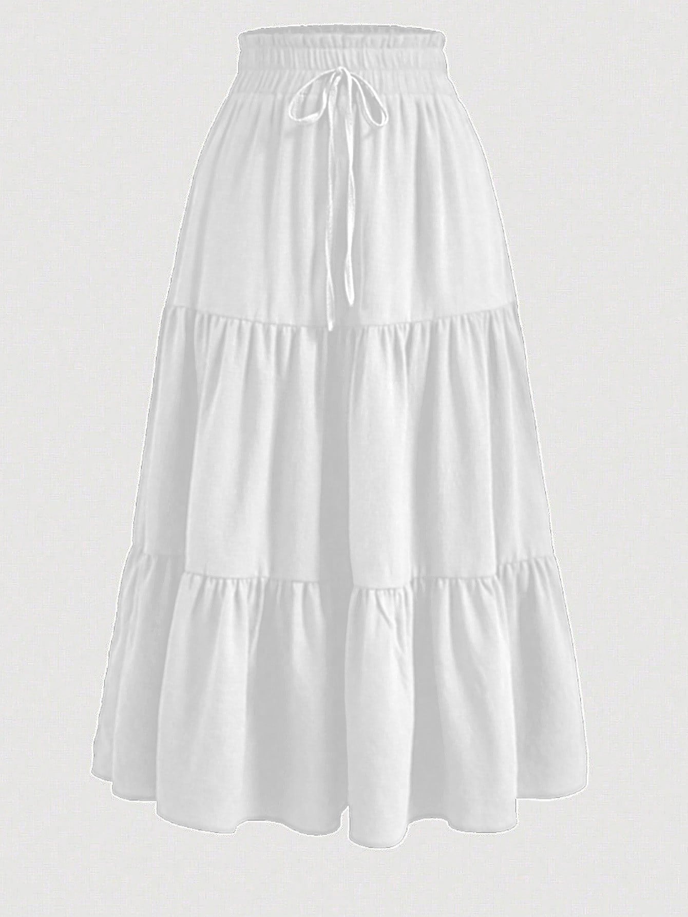 REVIS RUCHED ELASTIC WAIST SKIRT
