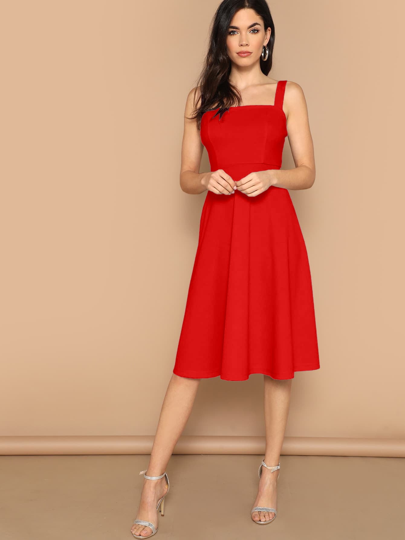 NOVA FIT & FLARE DRESS