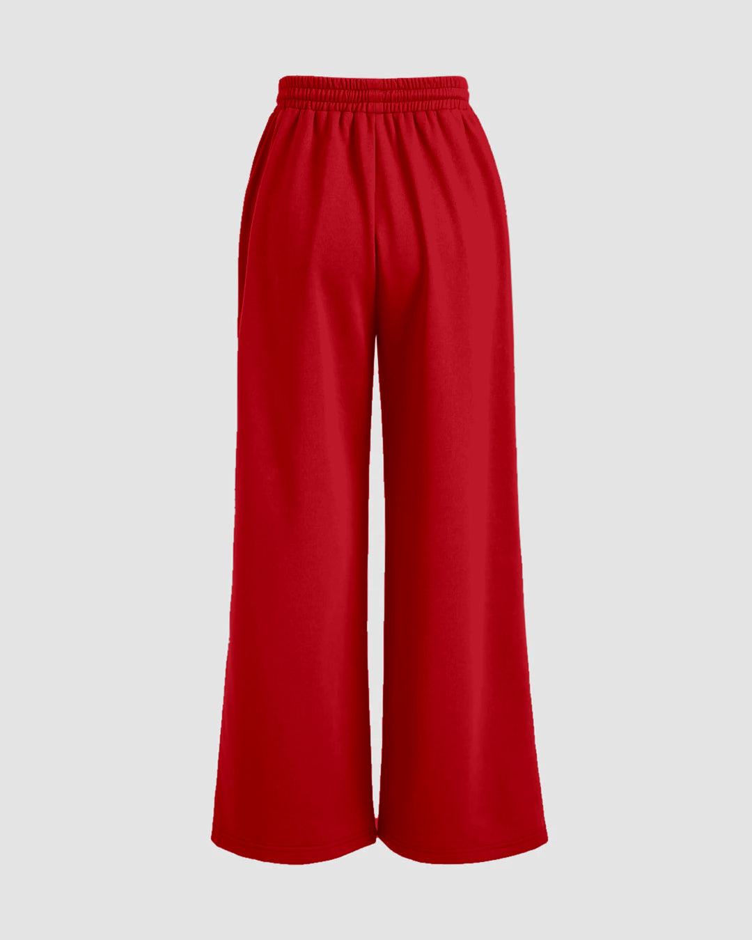 MEES SOLID OVERSIZED WIDE LEG KNEE HALF CUT BAGGY KOREAN PANTS